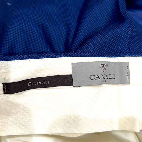 CANALI Classic Fit Two Button Stretch Suit, Blue, Size 40R (US) / 50R (EU) - Picture 10 of 11